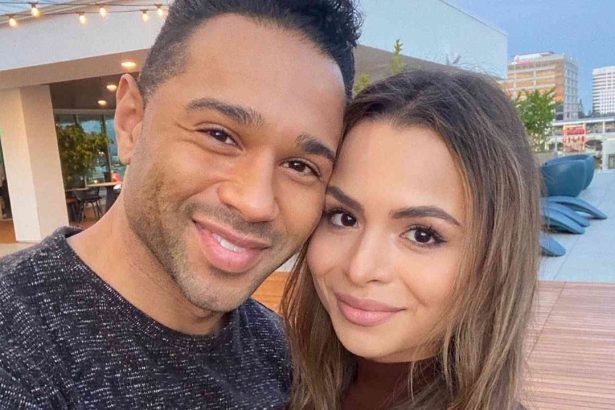 Corbin Bleu with his wife, Sasha Clements.